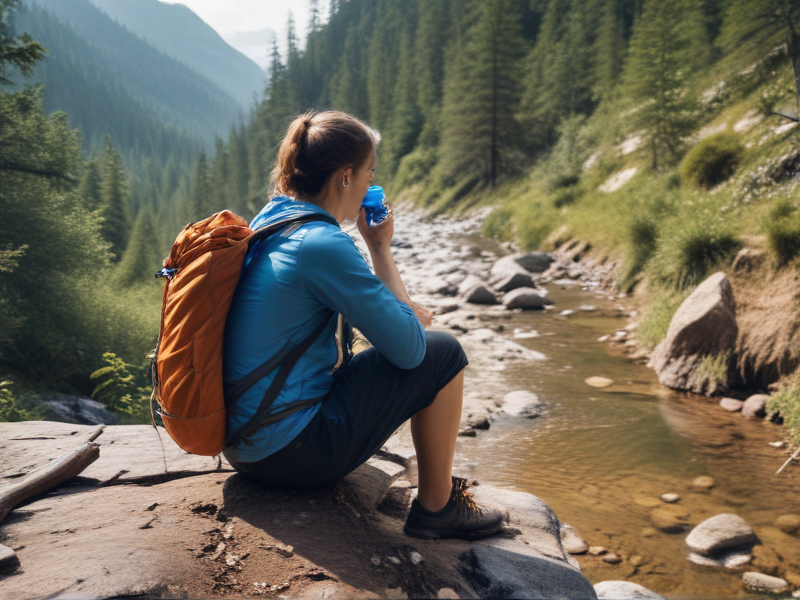 hiking water bottle