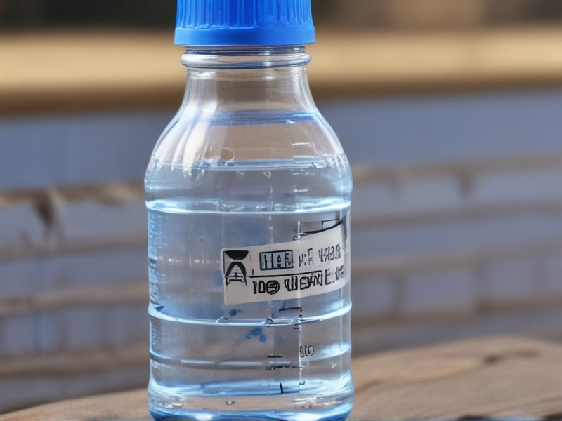 water measure bottle