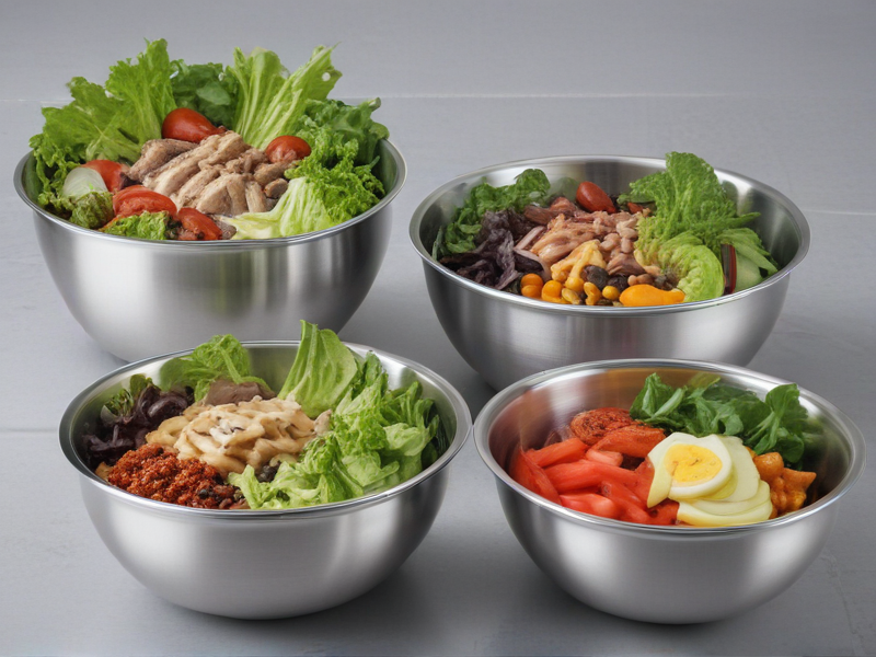 stainless steel salad bowls