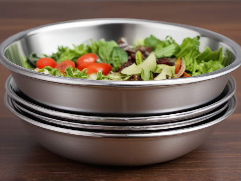 stainless steel salad bowls