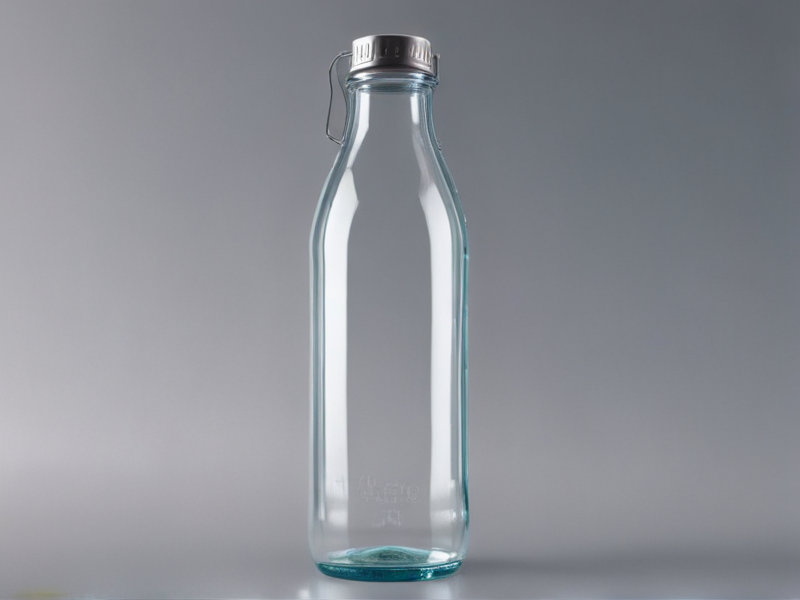 glass water bottle 1 litre