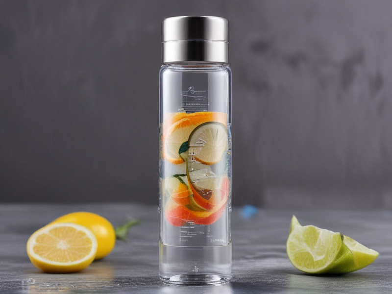 glass infuser water bottle