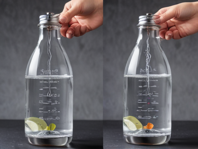 glass infuser water bottle