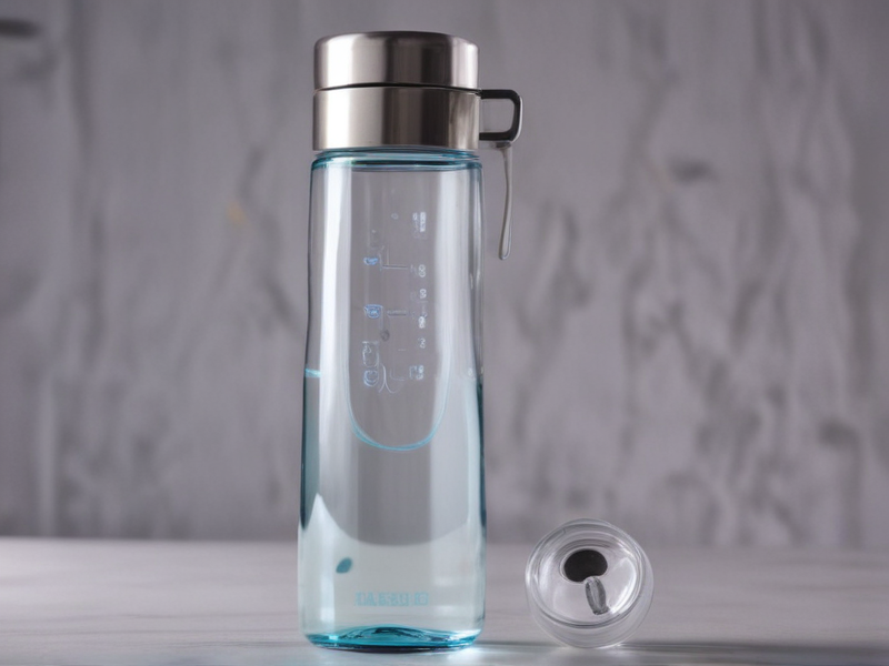 glass water bottle with infuser