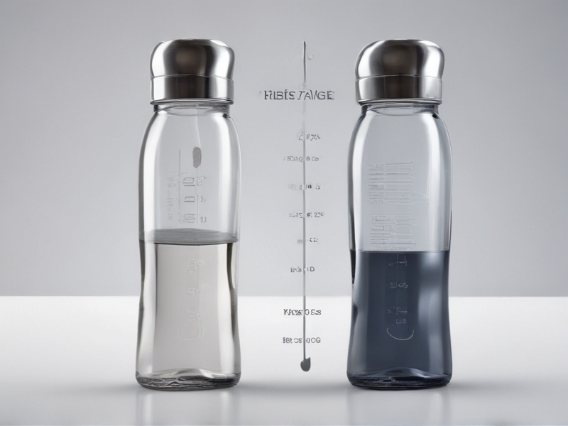 glass water bottle with infuser