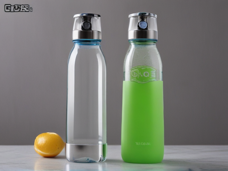 glass water bottle with infuser