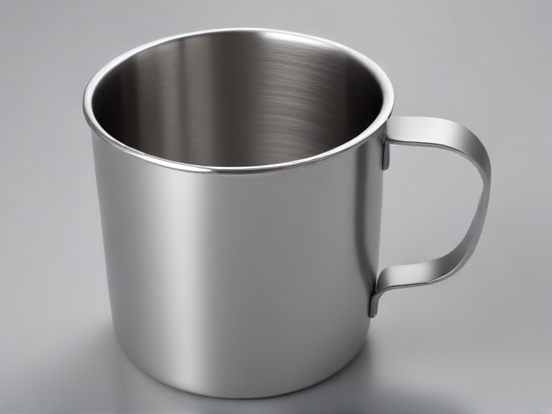 metal cup with handle