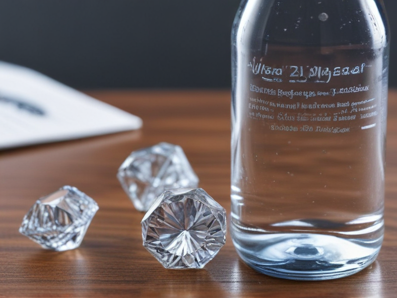 water bottle with diamonds