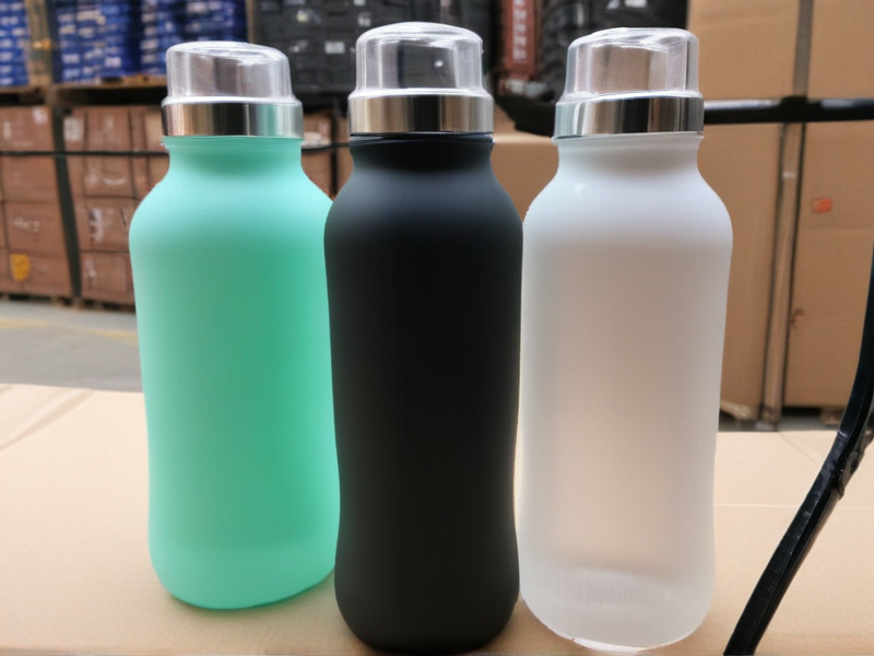 silicone glass water bottle