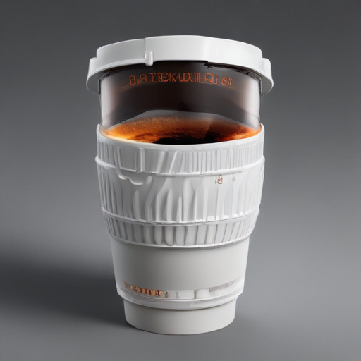 camera lens coffee cups