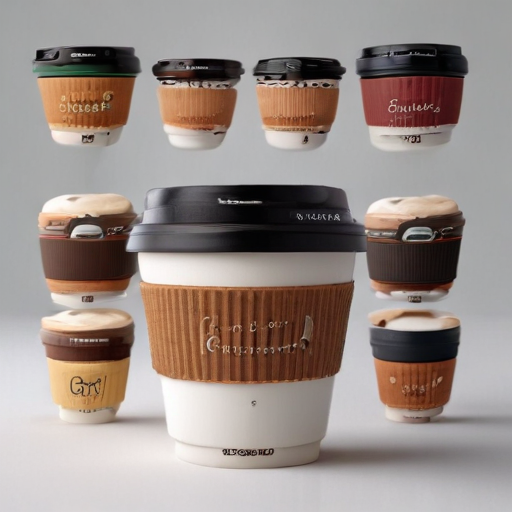 camera lens coffee cups