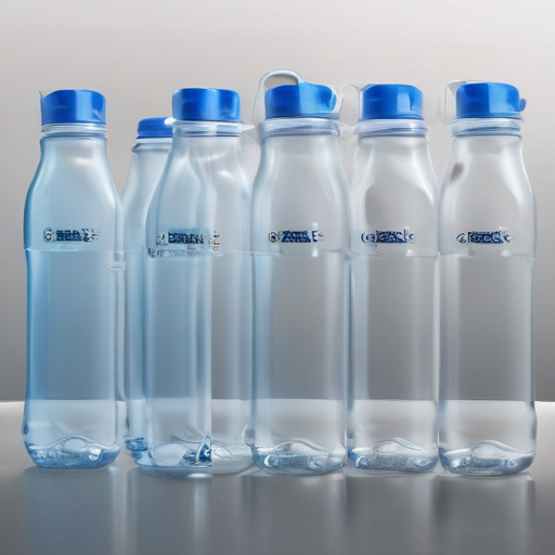 clear water bottles for schools