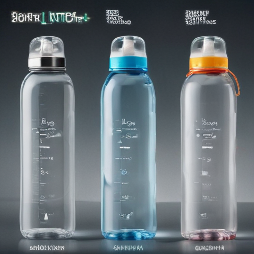 clear water bottles for schools