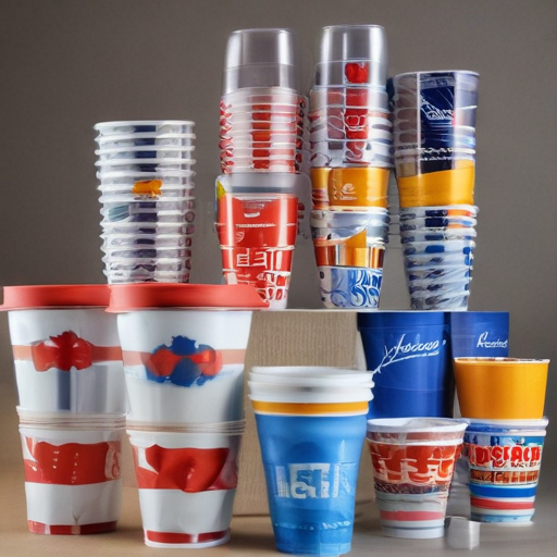 custom printed plastic cups wholesale