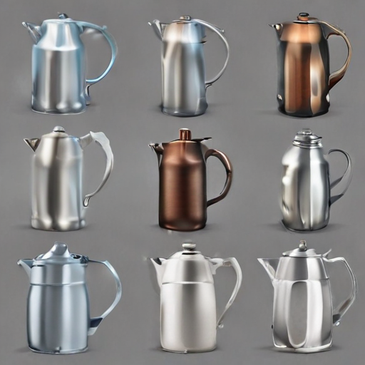 metal water jug with handle