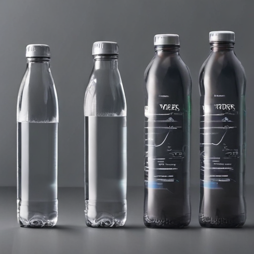 thin water bottles