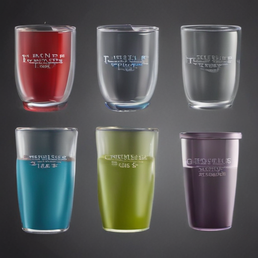 tumblers and cups