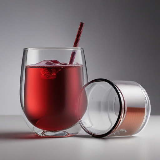 wine tumblers with lid and straw